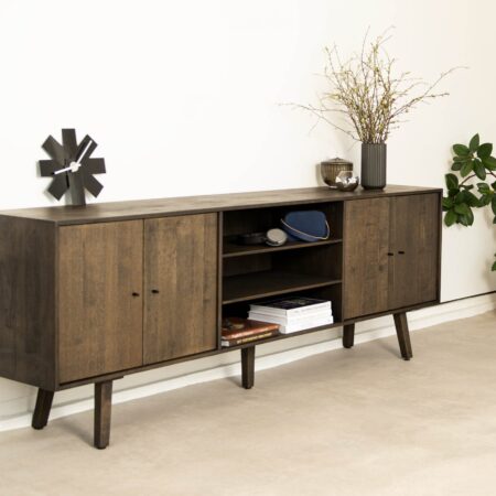 Kidi skænk massiv eg smoked - Aisen møbler