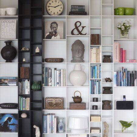 ABC Reoler reol sorthvid overgang - Aisen møbler