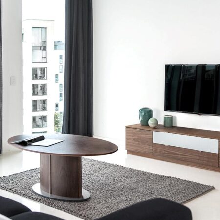 Skovby tvbord mørk - Aisen møbler