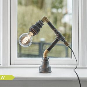 DeskPipe Black inkl. pære