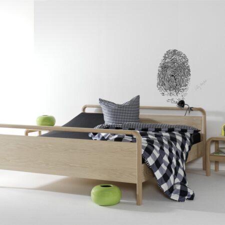 Villy Nørgaard dobbeltseng VN 9202 Box Eg - Aisen møbler